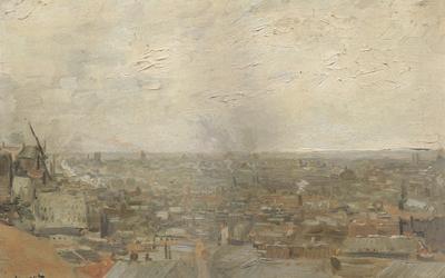 Vincent Van Gogh View of Paris from Montmartre (nn04) China oil painting art
